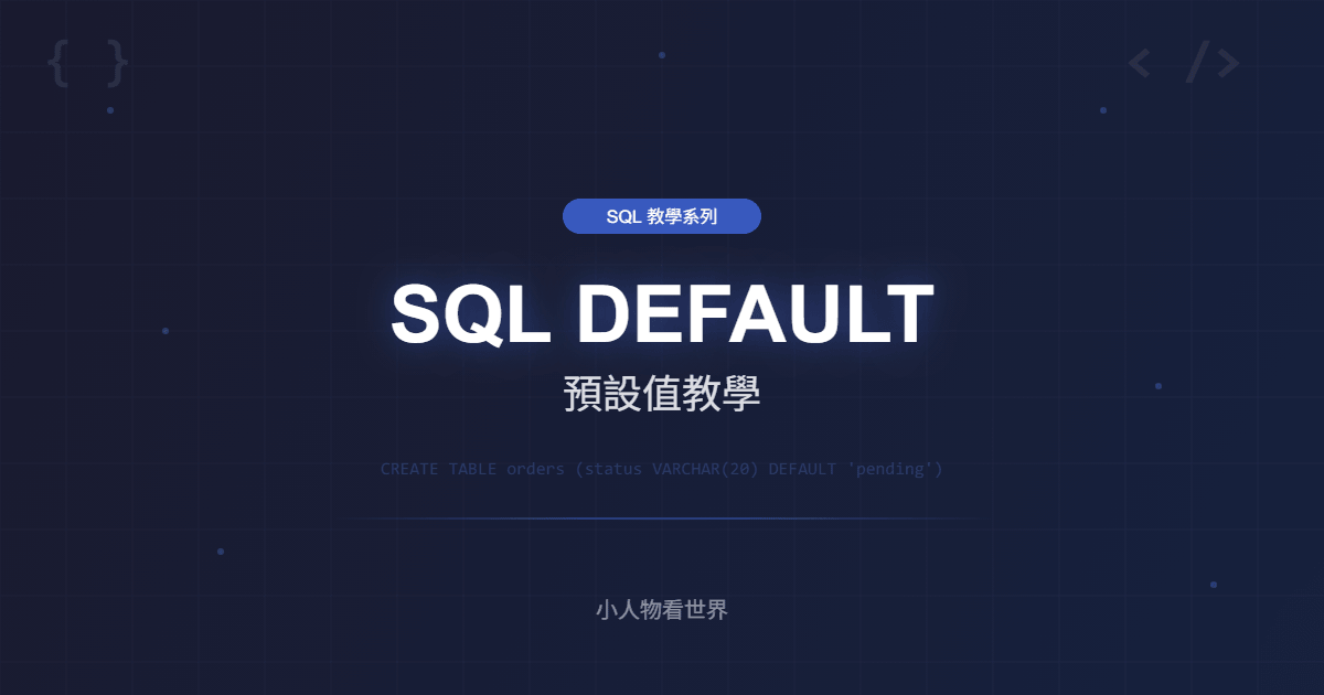 SQL DEFAULT